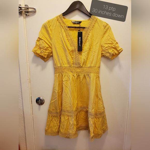 Allegra K Dresses & Skirts - NWT - Allegra K Art Class Yellow Dress